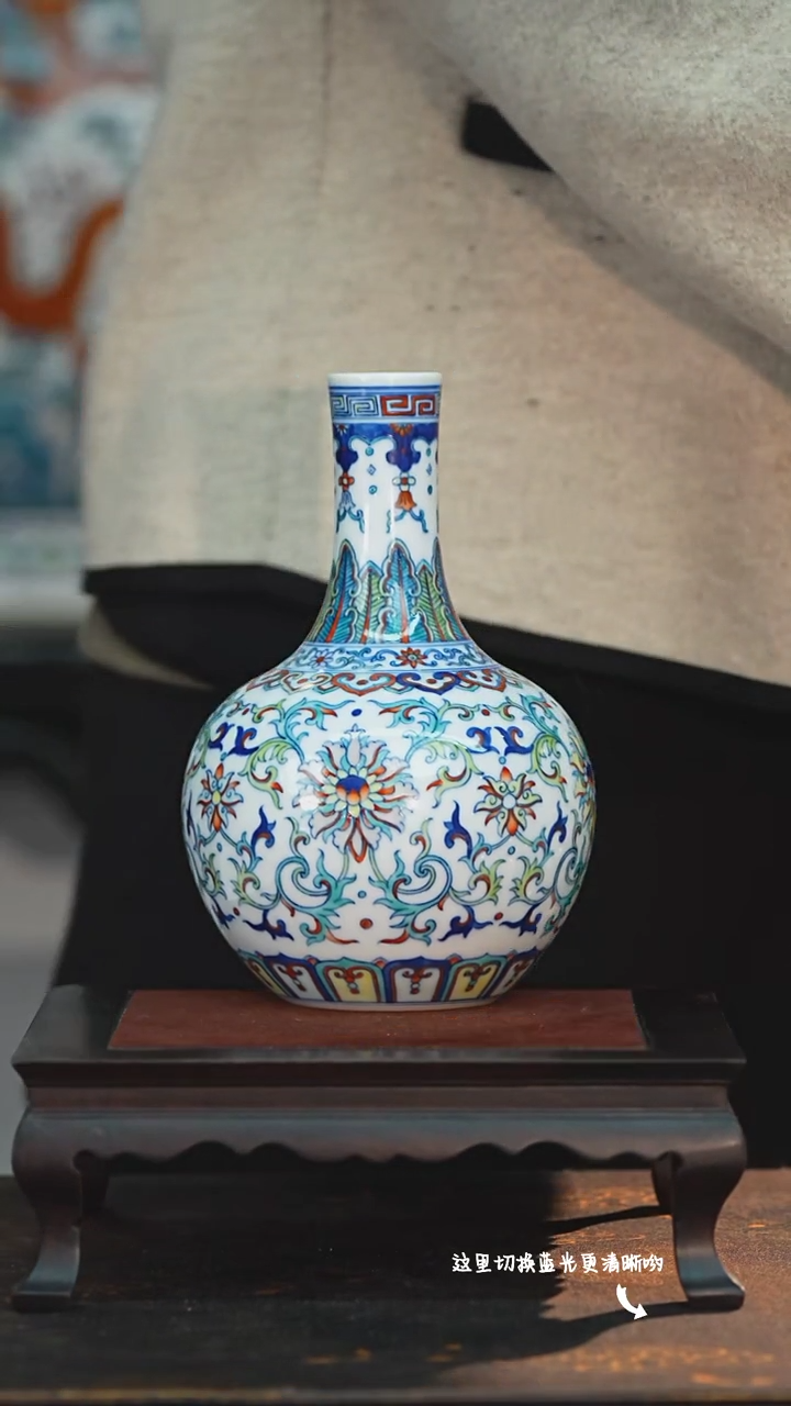 【闪购商品】中国官窑斗彩非遗传承人—涂杏花