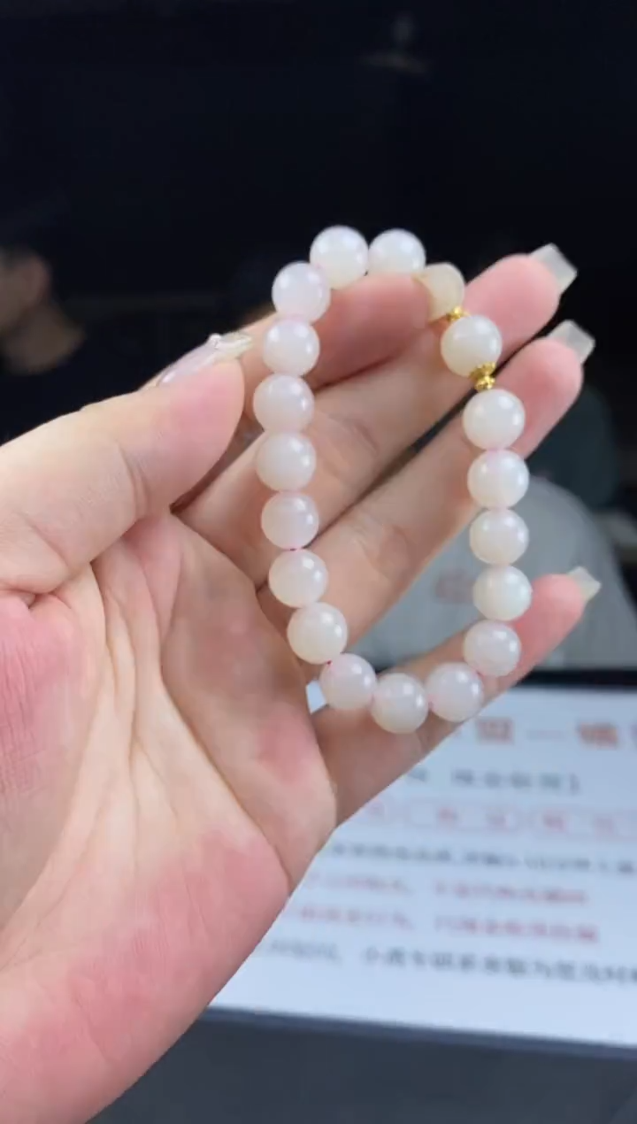手串银S925镶嵌和田玉多样性-手串-S1523