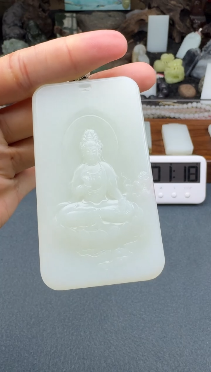 【闪购商品】和田玉颈饰未镶嵌开心