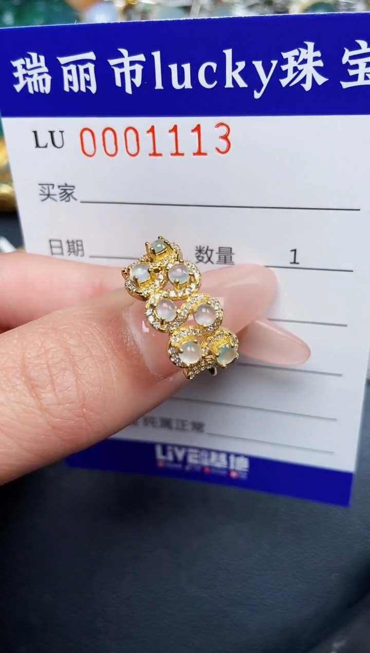 【闪购商品】翡翠颈饰银S925镶嵌1113