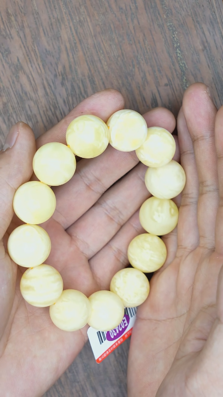 【闪购商品】琥珀裸石未镶嵌白蜡手串/多样性发其一