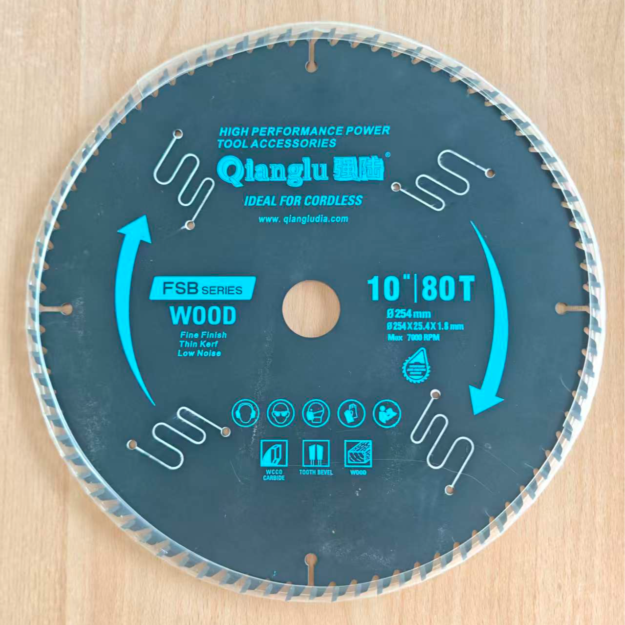 强陆木工锯片 10寸80齿