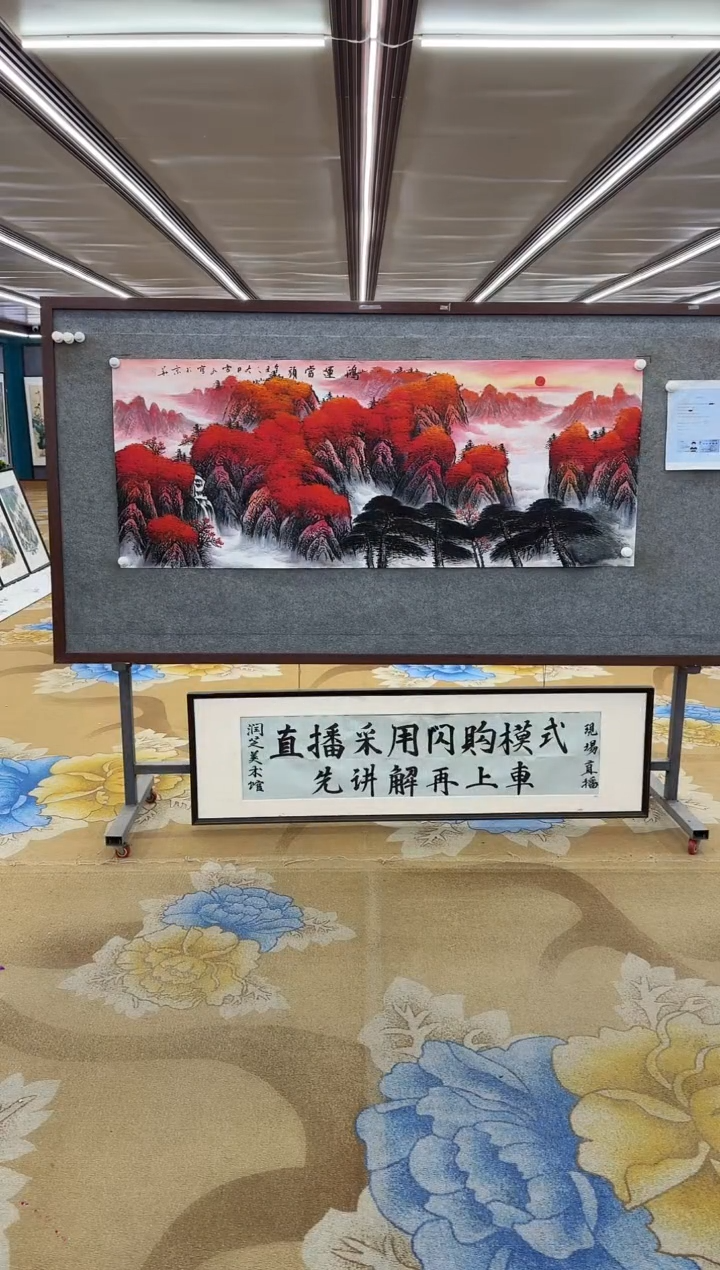 【闪购商品】绘画绘画Y-刘雪红-小六尺-山水画