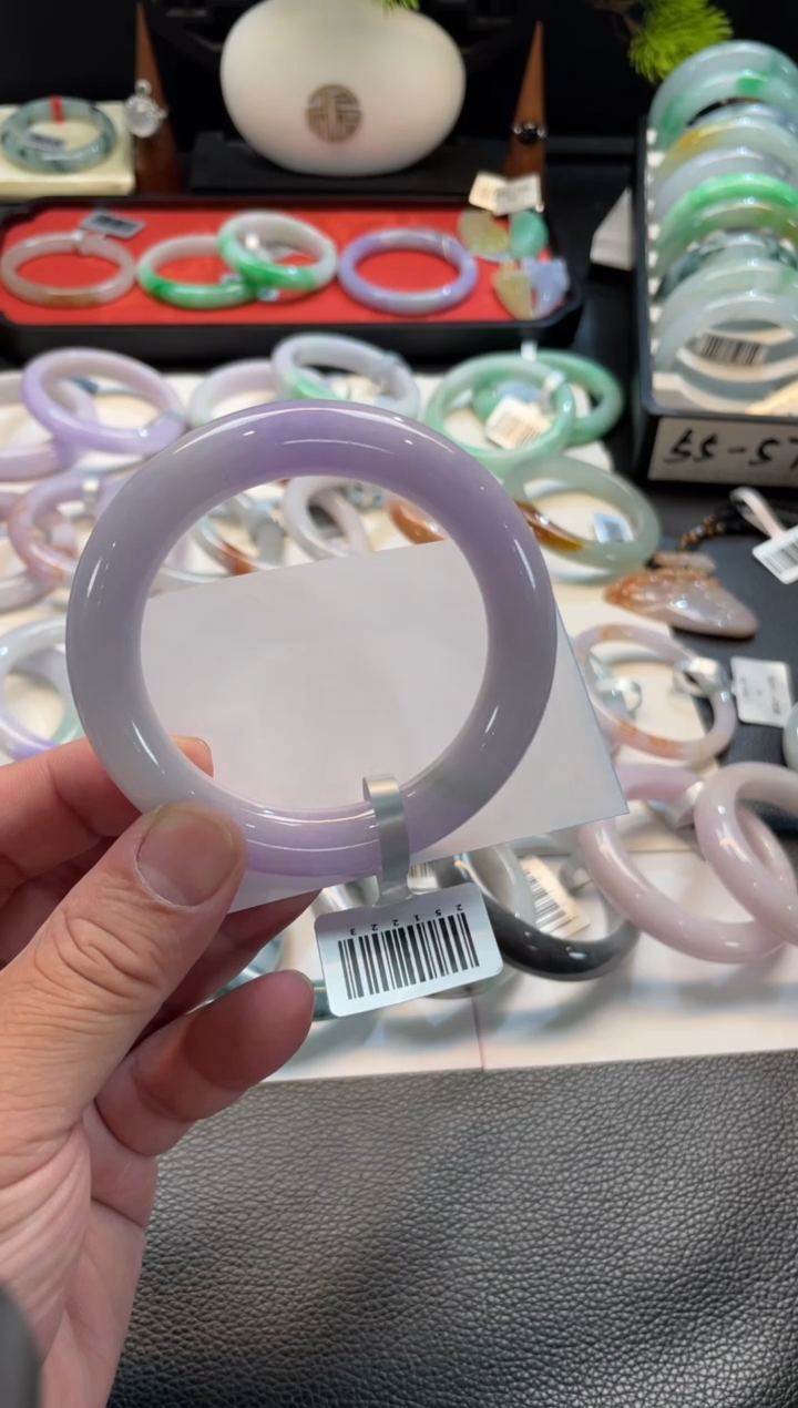 未镶嵌手镯翡翠155号 58圆条 