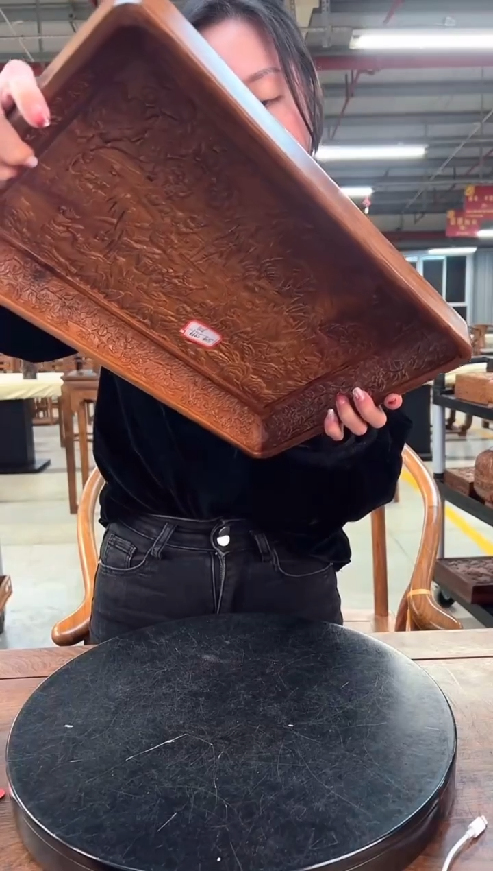 DZ1023-P7MK-竹林七贤长方盘（拍）