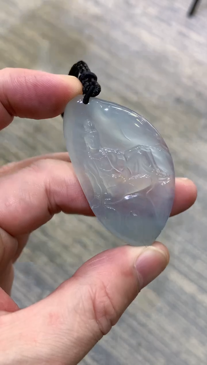 颈饰未镶嵌翡翠天然A货翡翠
