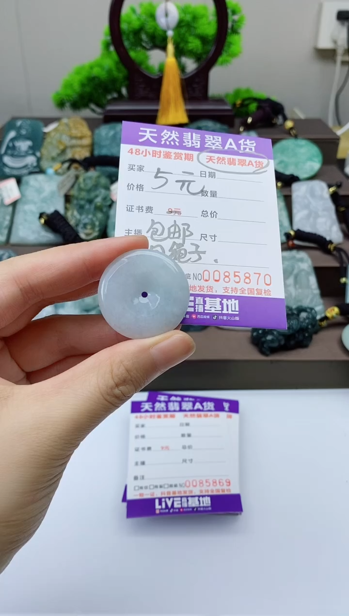 翡翠未镶嵌颈饰