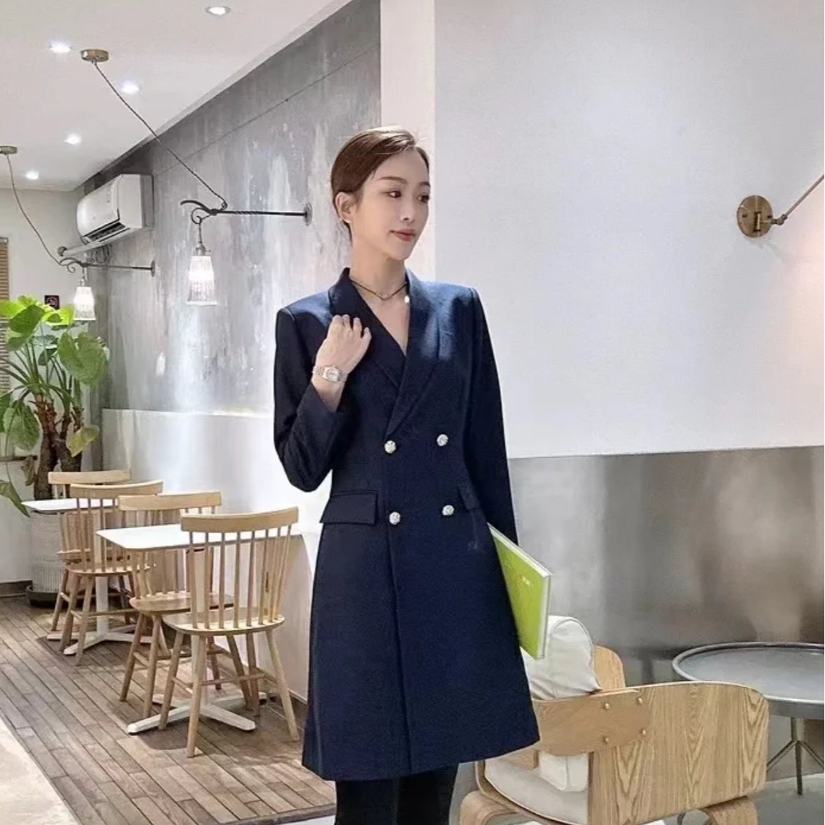 未使用 LouisVuitton/路易威登 航海双排扣大衣