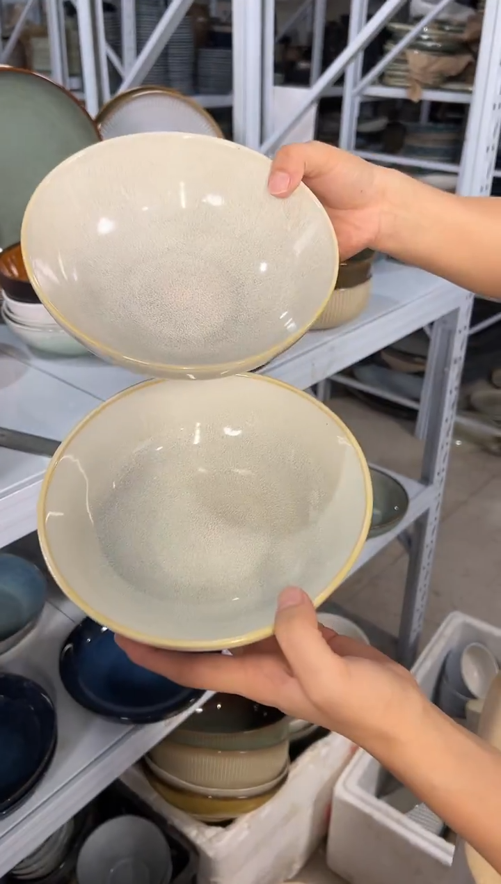 陶瓷外贸尾货瑕疵满20包邮X2面碗n2b