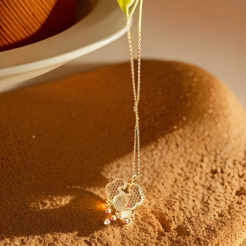 高奢贸易--龙鳞平安锁项链c133DH