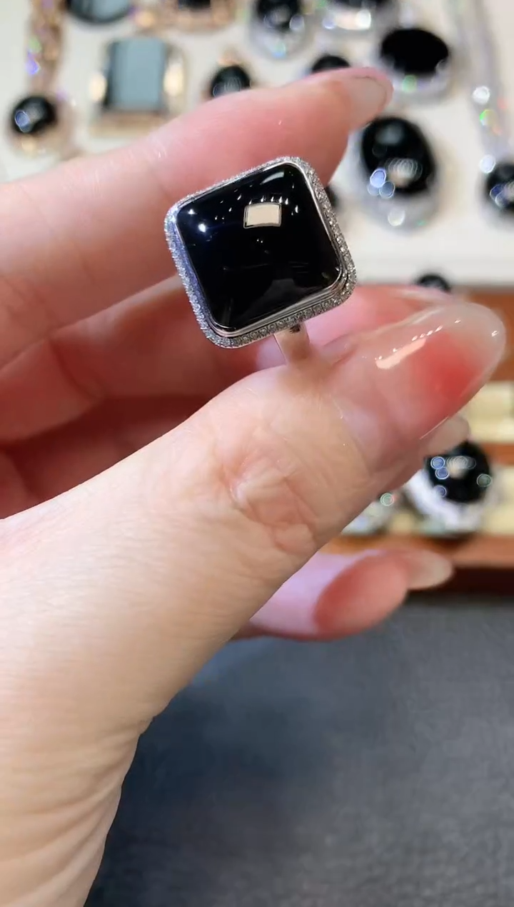 【闪购商品】翡翠戒指18K金镶嵌C63 多样性发货一件