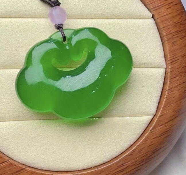 1670号精品猫眼如意平安扣吊坠项圈