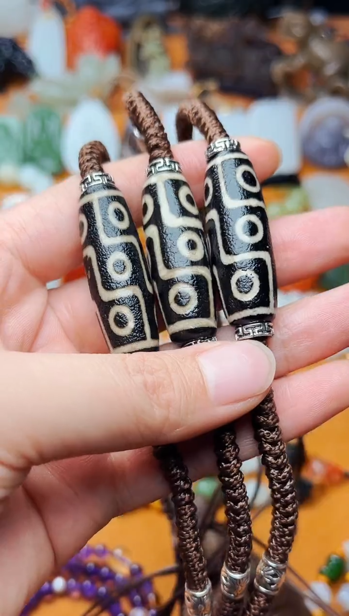 【闪购商品】玛瑙/玉髓颈饰未镶嵌桶珠多样性拍一发一