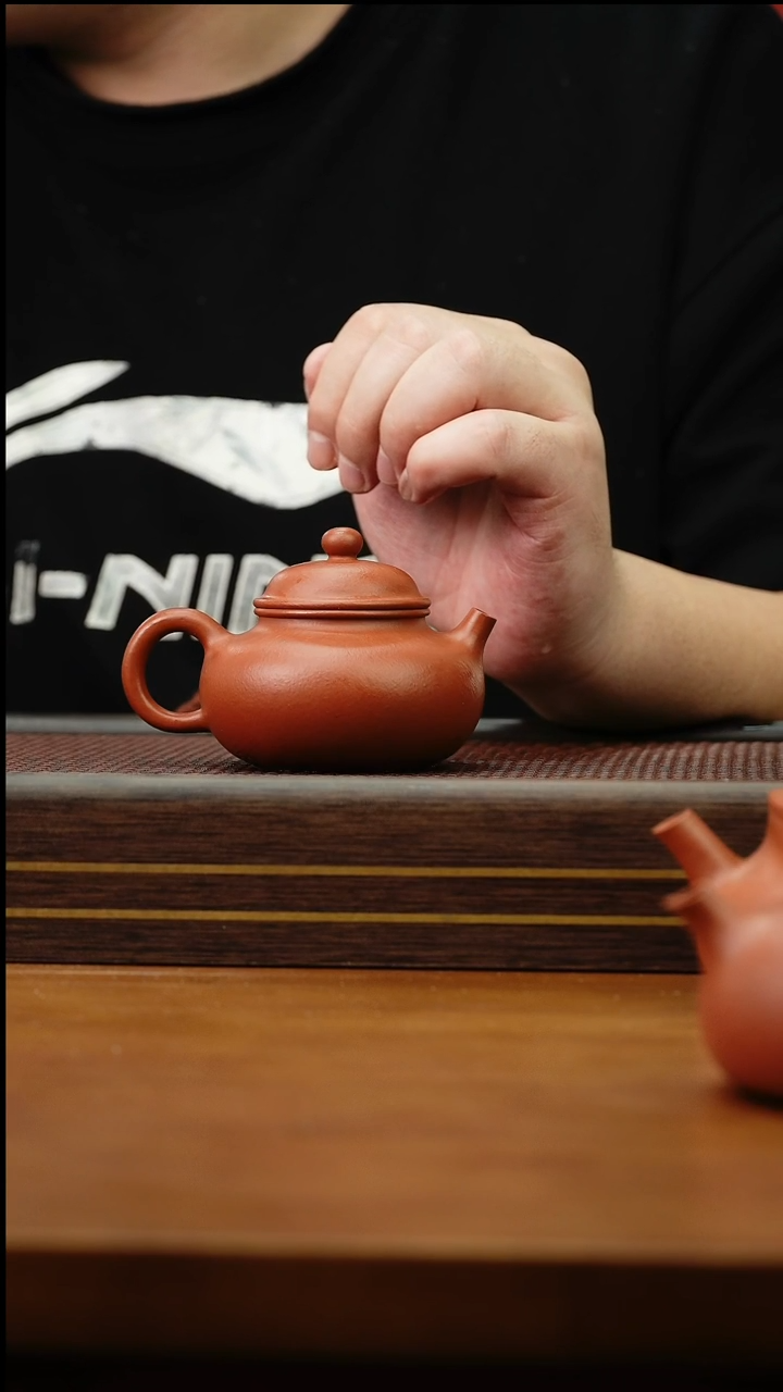 茶壶紫砂浪*宜兴紫砂原矿无添加