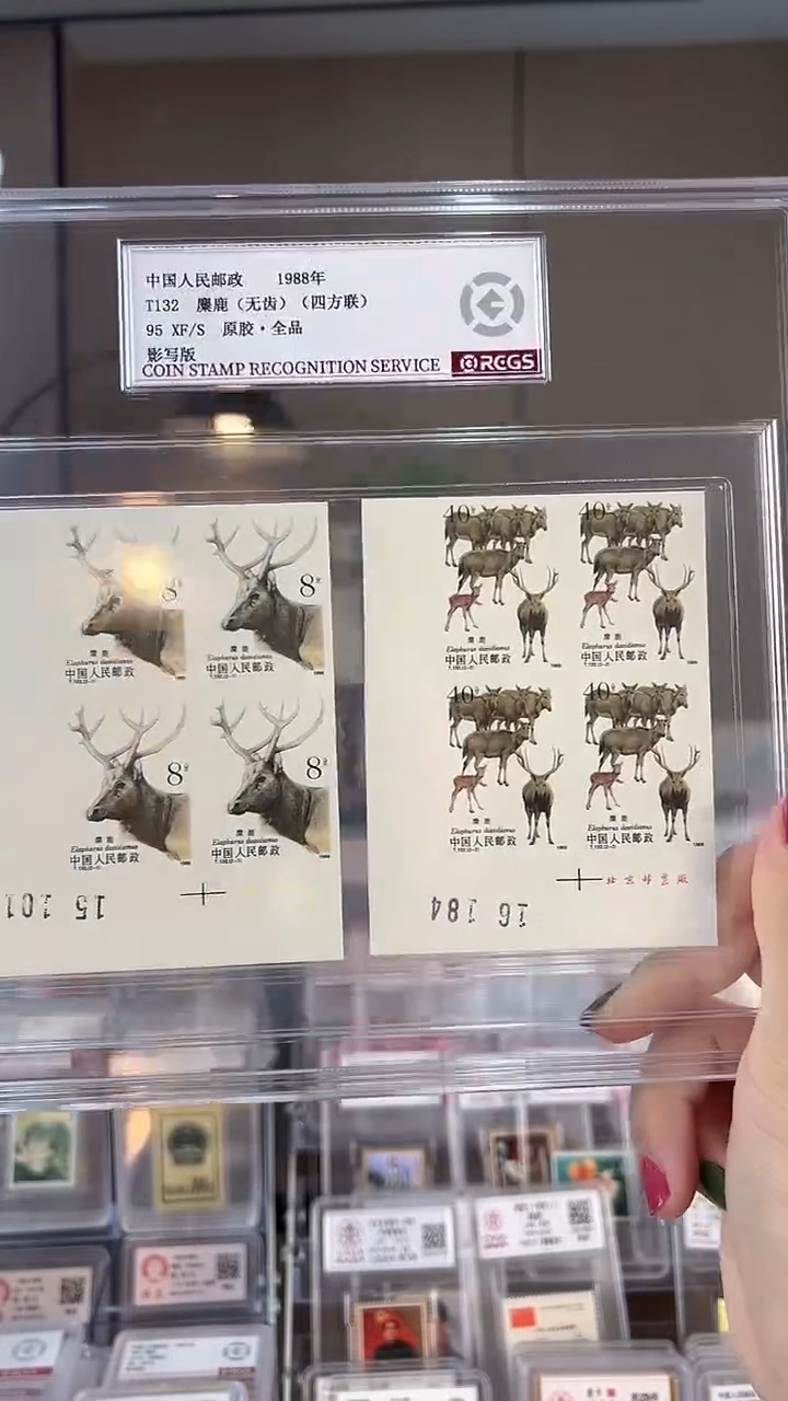 【闪购商品】麋鹿（无齿）盒装邮票