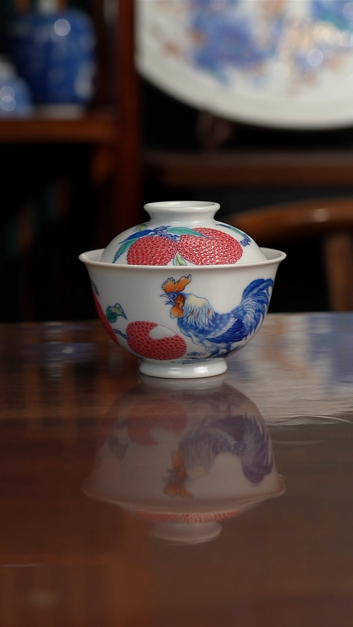 空山明月新斗彩大吉大利