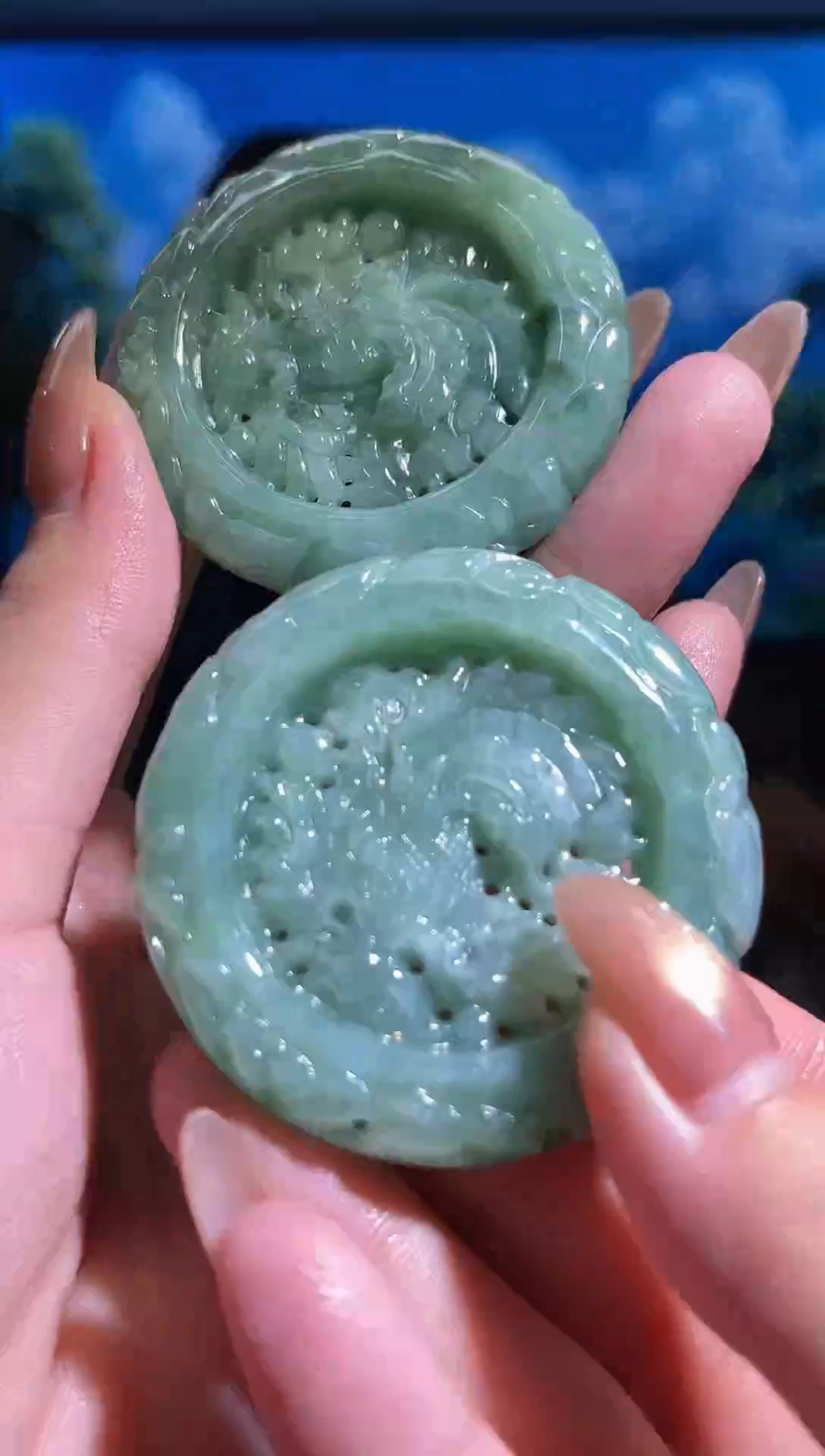 翡翠未镶嵌颈饰MFC062450多样性发其一