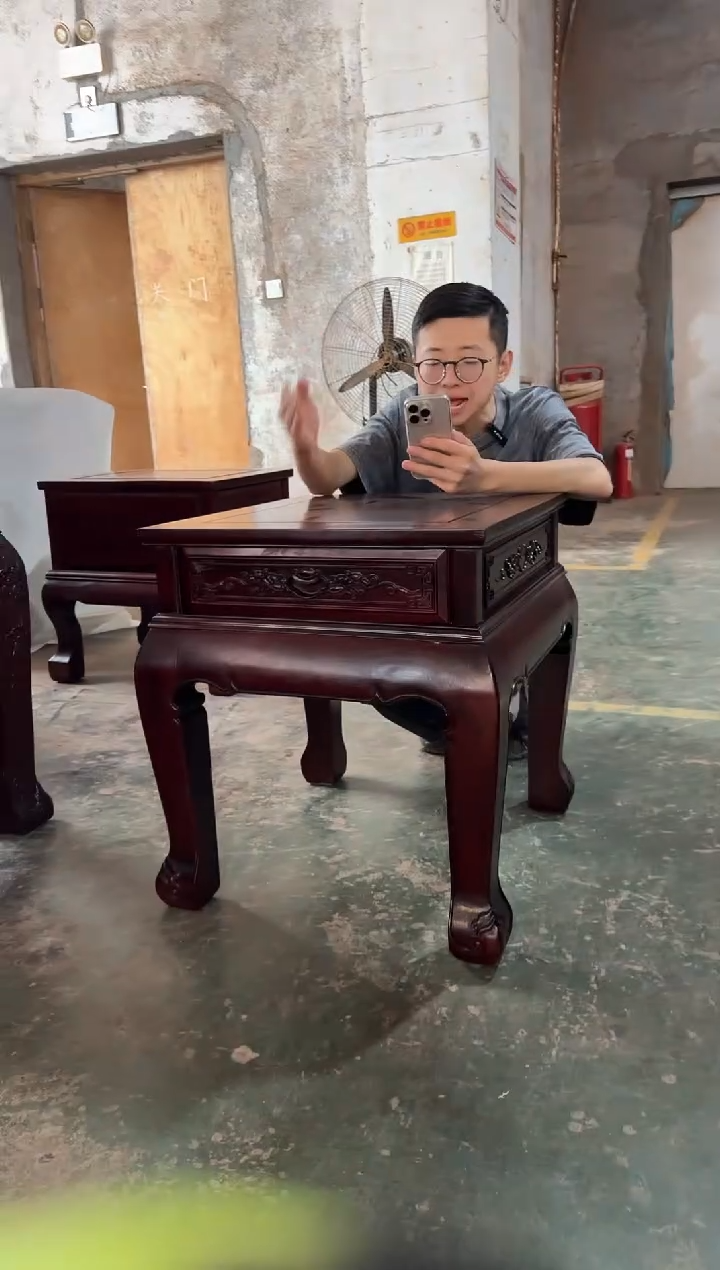黑酸枝木类成套家具J100