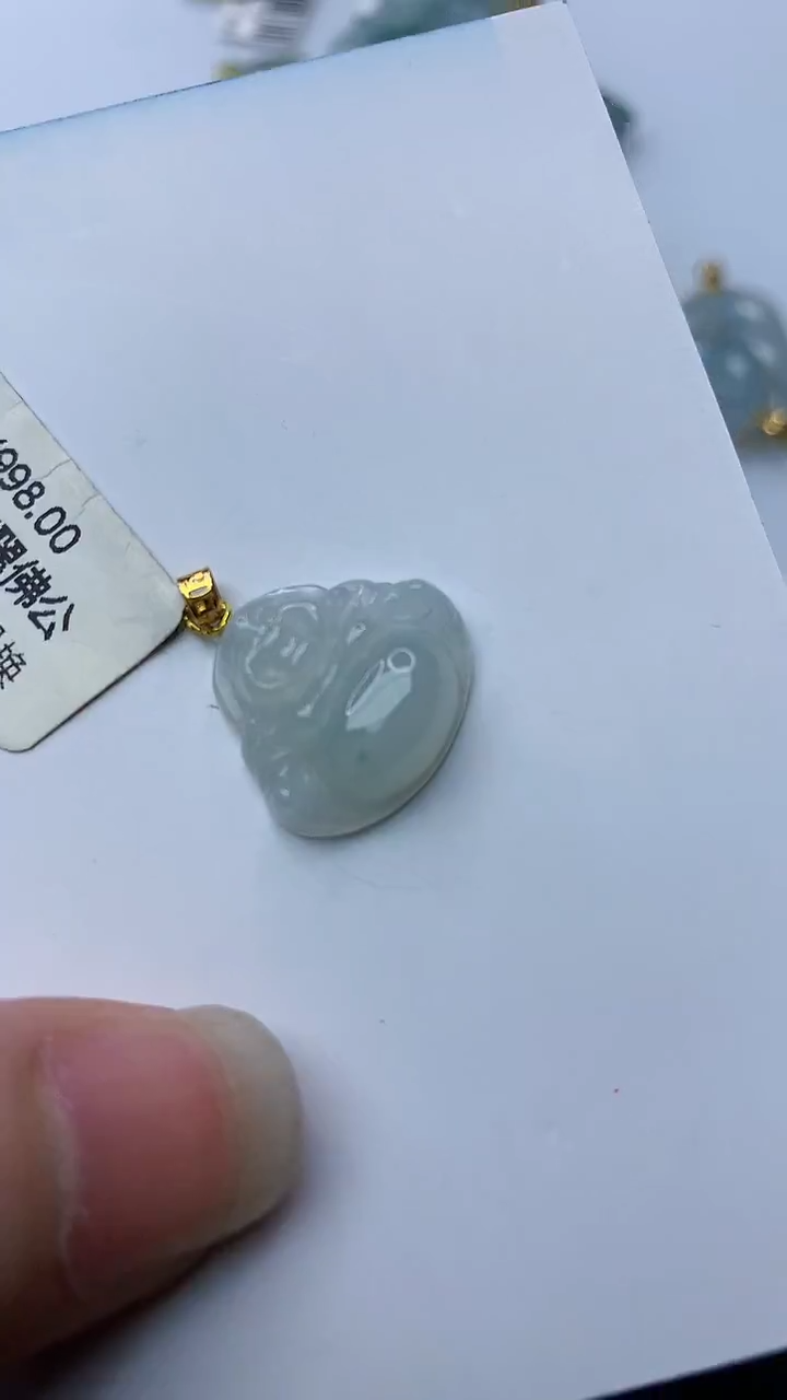 【闪购商品】翡翠颈饰18K金镶嵌18.........