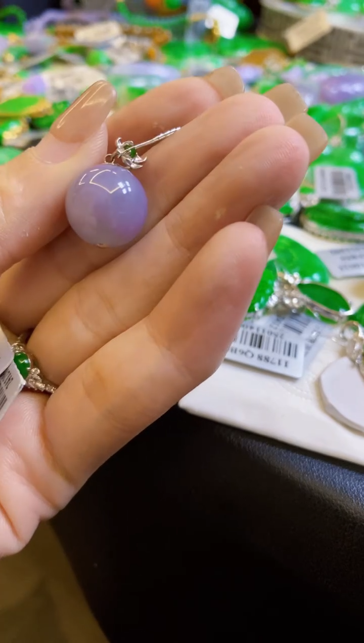 【闪购商品】定制翡翠18K金镶嵌珠子