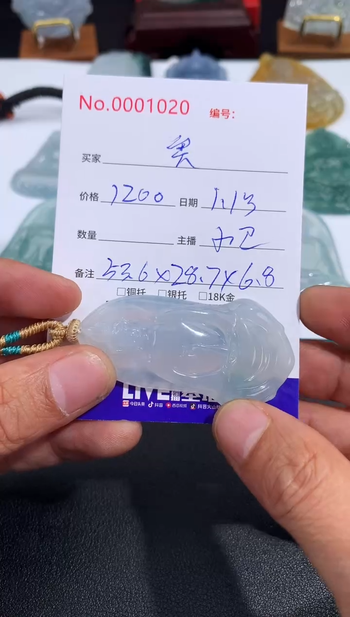 【闪购商品】翡翠颈饰未镶嵌 奥