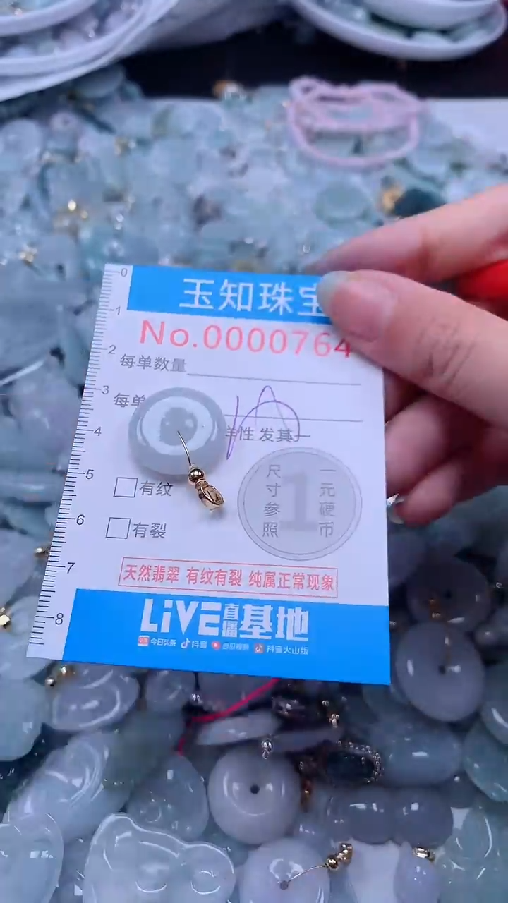 翡翠未镶嵌吊坠(不含链)764