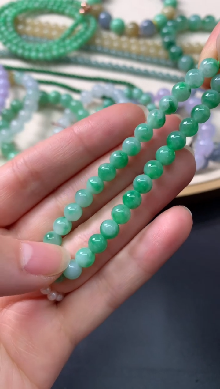 【闪购商品】翡翠手链未镶嵌D156|3980