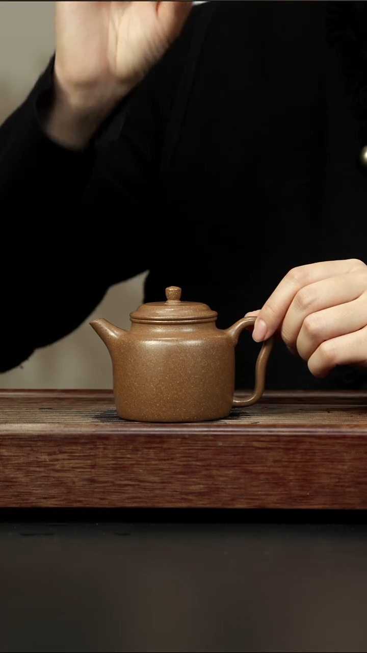 茶壶紫砂芝麻绿 汲直