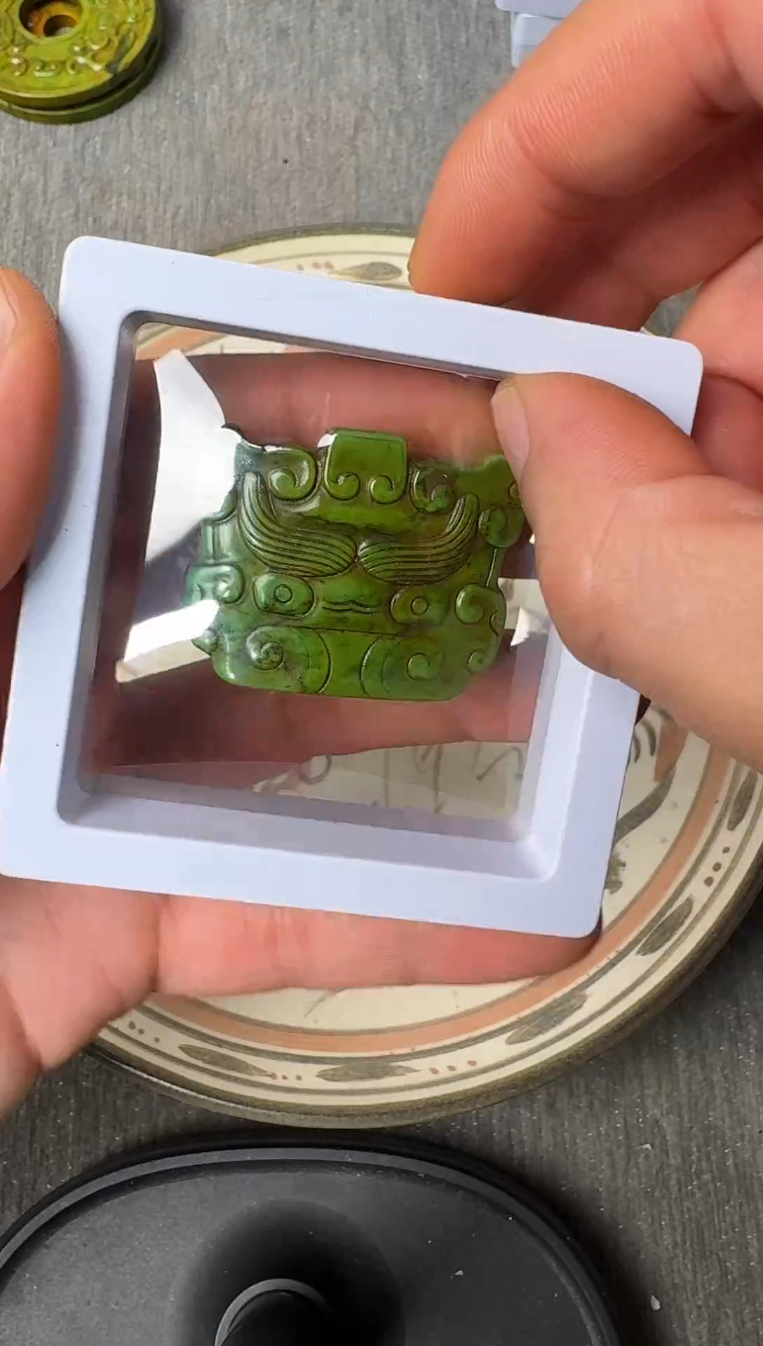 未镶嵌和田玉把件88888