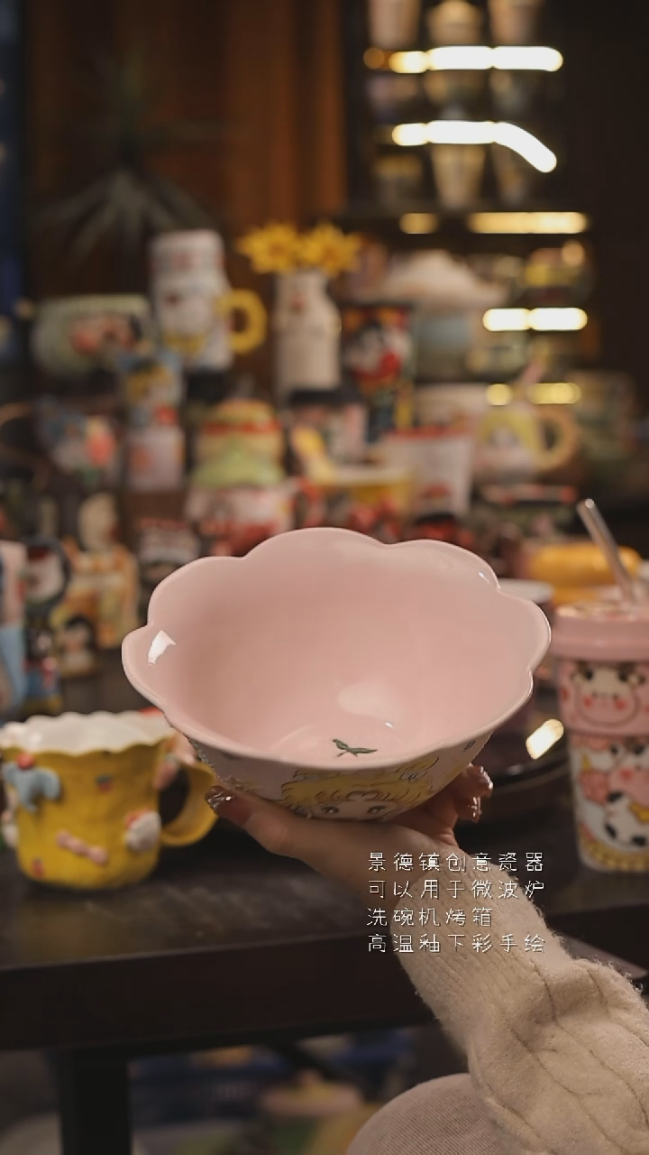 景德镇釉下彩绘设计师款式陶瓷