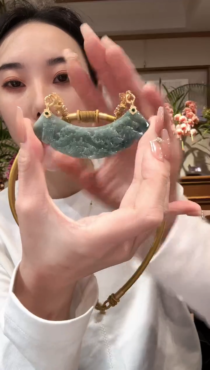 【闪购商品】翡翠颈饰未镶嵌国风