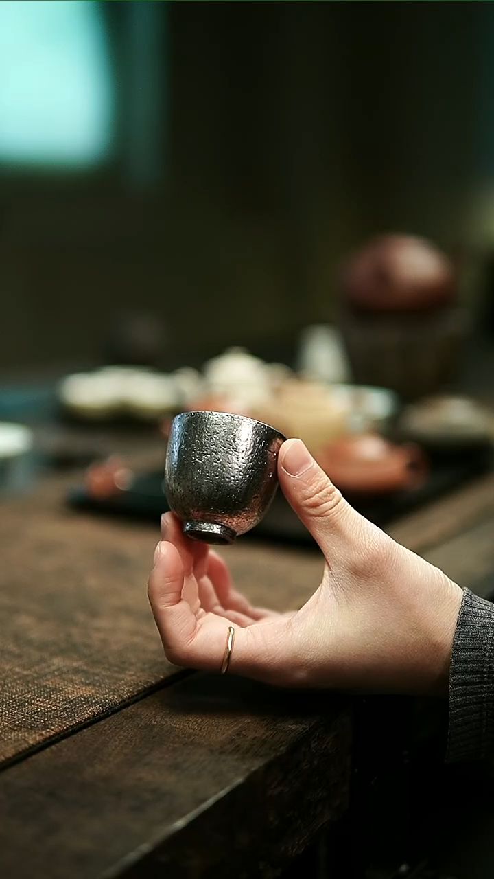 【闪购商品】松风陶泥银彩杯11111111111