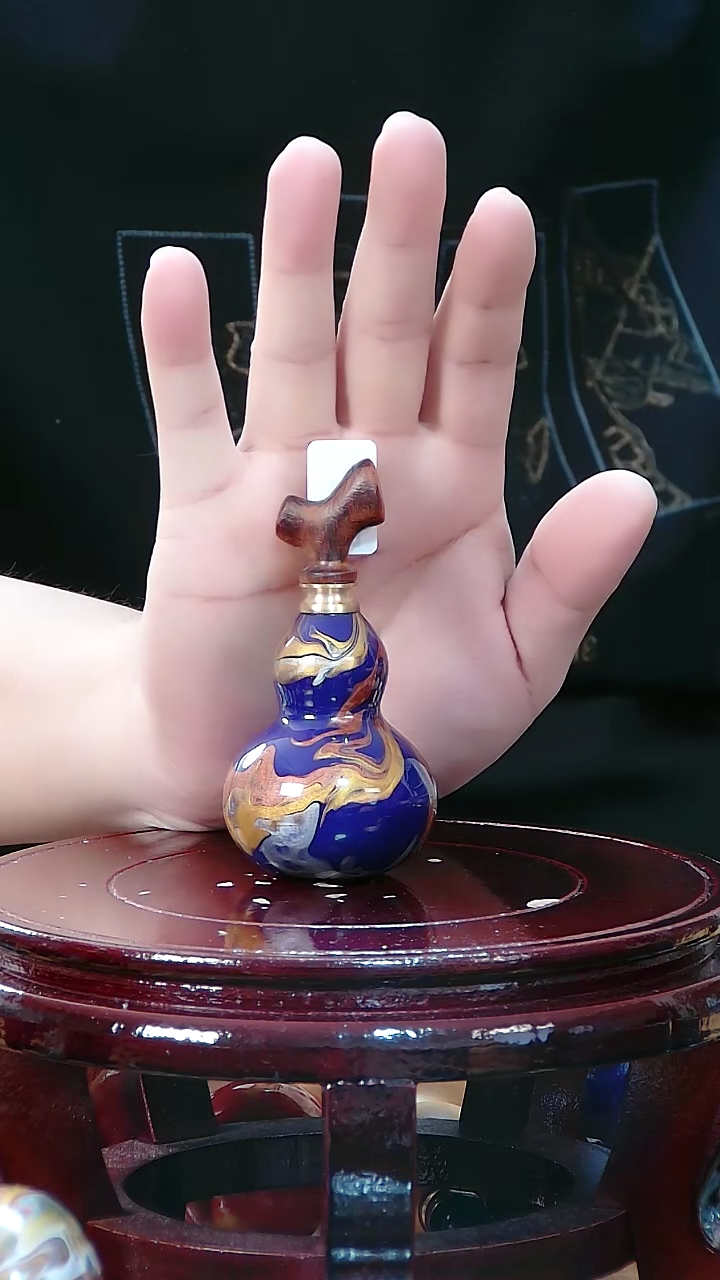 藤?****?红檀木塞葫芦把件 777