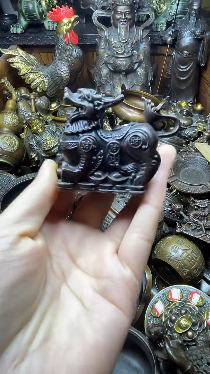 闪购链接，点击下单，有运费险，铜摆件