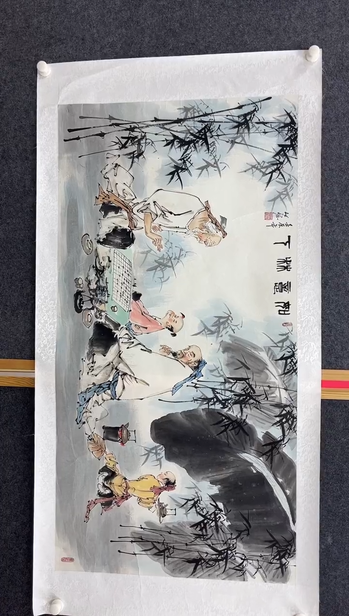 【闪购商品】绘画陈发源-国画-8平尺-金