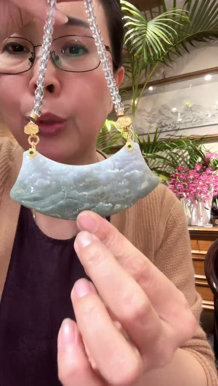 【闪购商品】翡翠颈饰未镶嵌国风