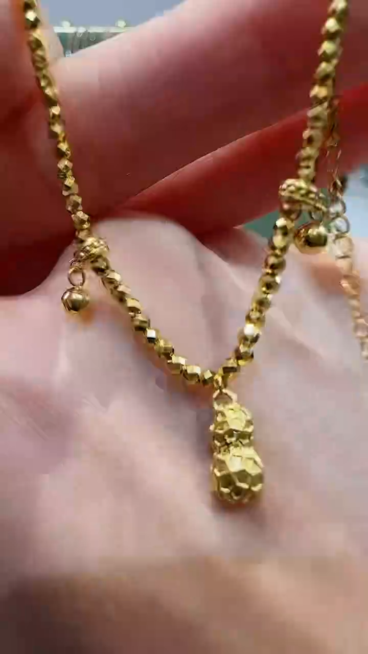 【闪购商品】18K金手链18K金花生手链