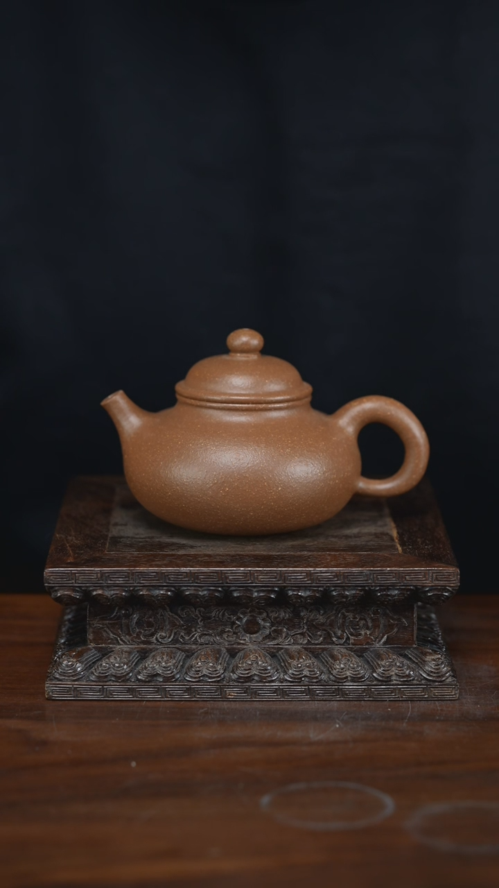 【闪购商品】紫砂茶壶容天 140cc 老段砂