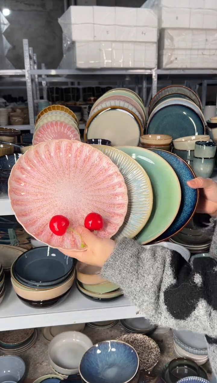 陶瓷外贸尾货瑕疵满20包邮X4  小盘