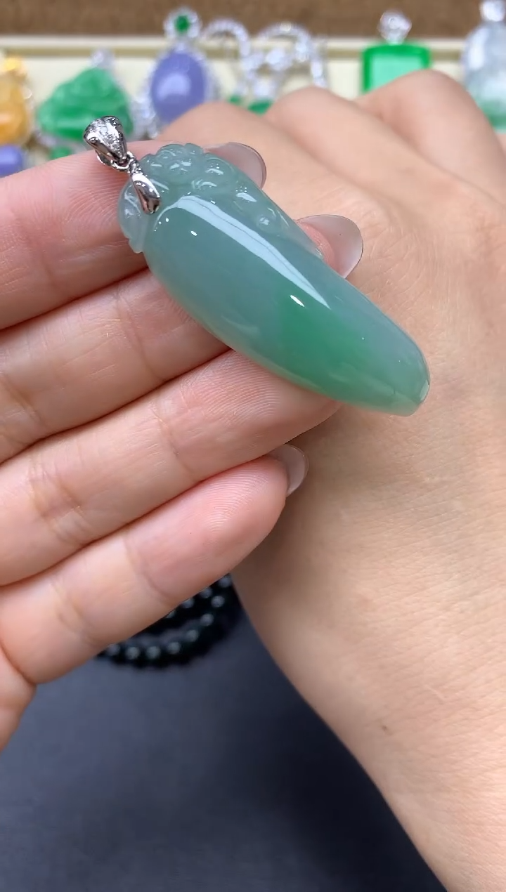 【闪购商品】翡翠颈饰18K金镶嵌72-中国好珍宝