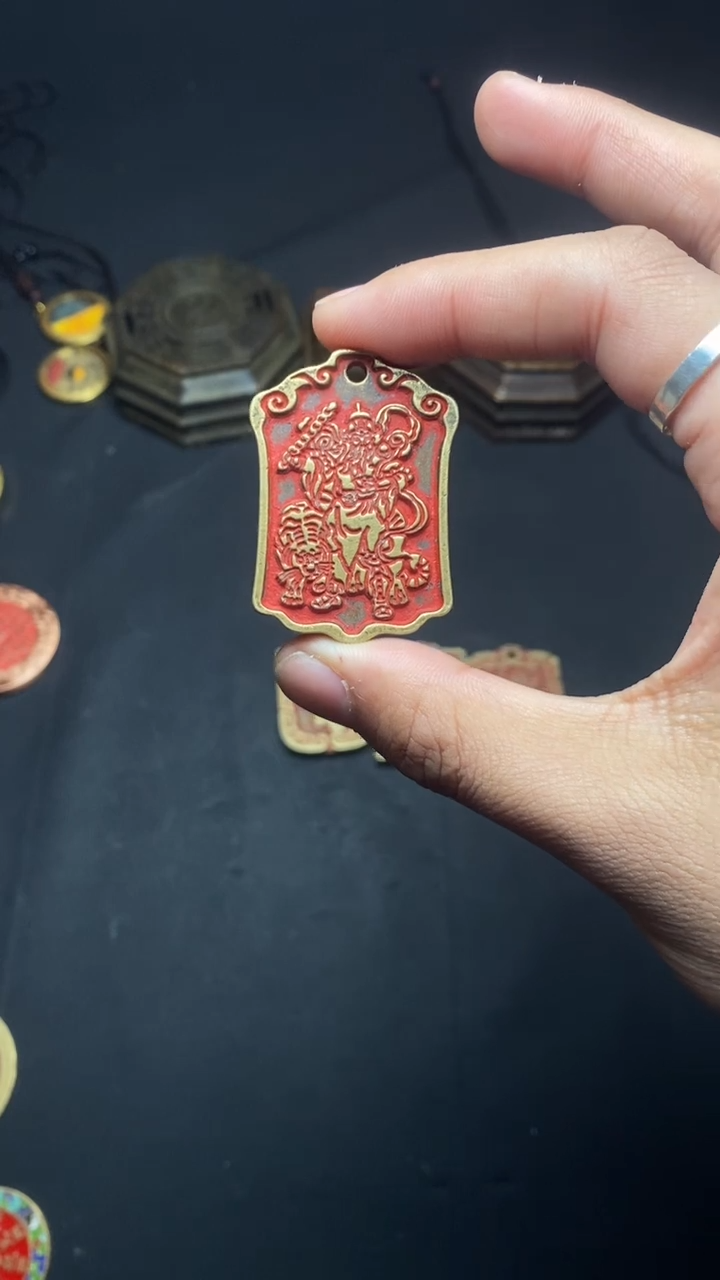 【闪购商品】铜方牌子一个赵公明