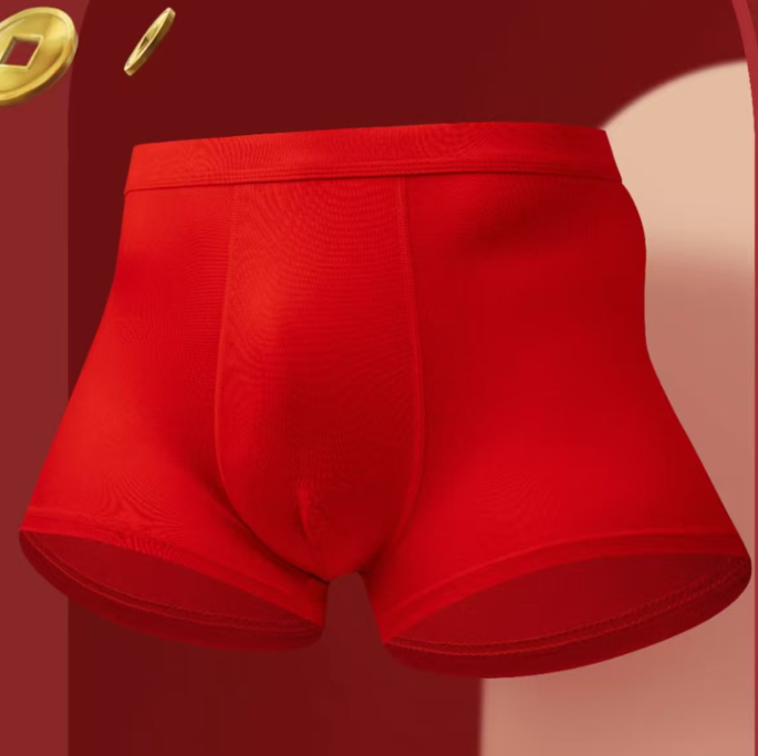 0066 男士舒适透气鸿运短裤 YY