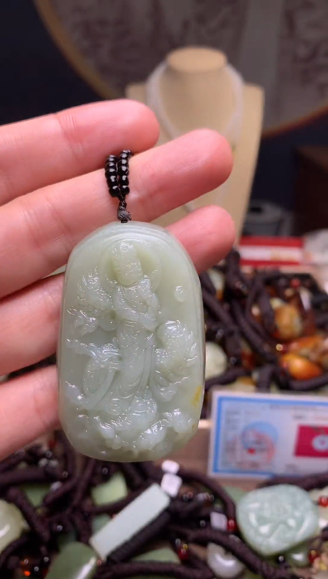 颈饰未镶嵌和田玉新疆料青海料清水和田玉吊坠