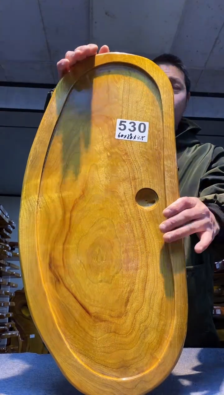 实木茶盘 一物一拍（不含配件）