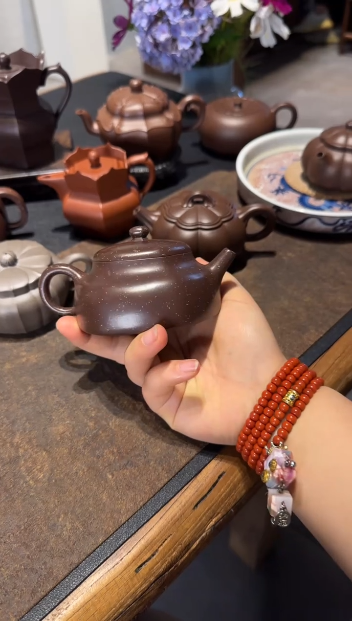 茶壶紫砂S****e六方静乐 铺砂