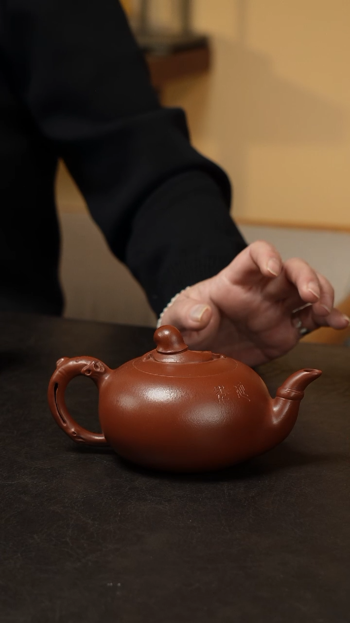 茶壶紫砂.****.朱泥大红袍紫砂壶