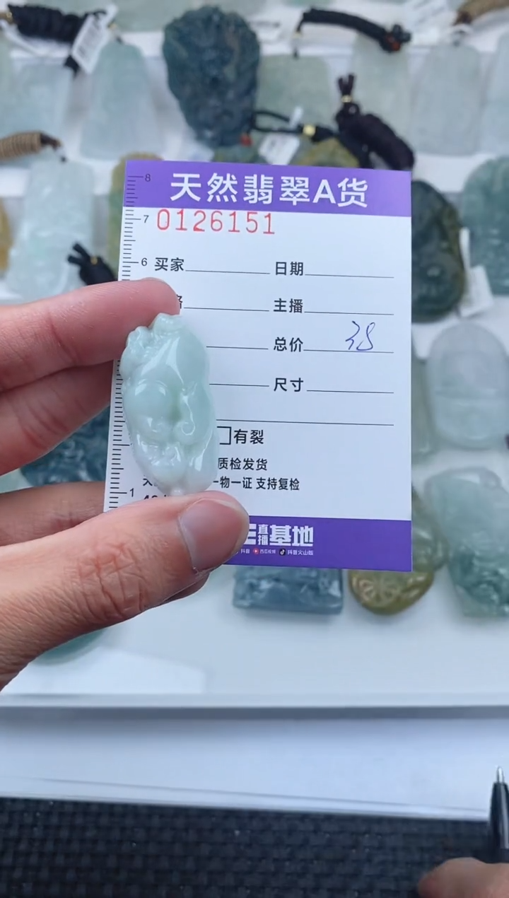 【闪购商品】翡翠颈饰未镶嵌        151