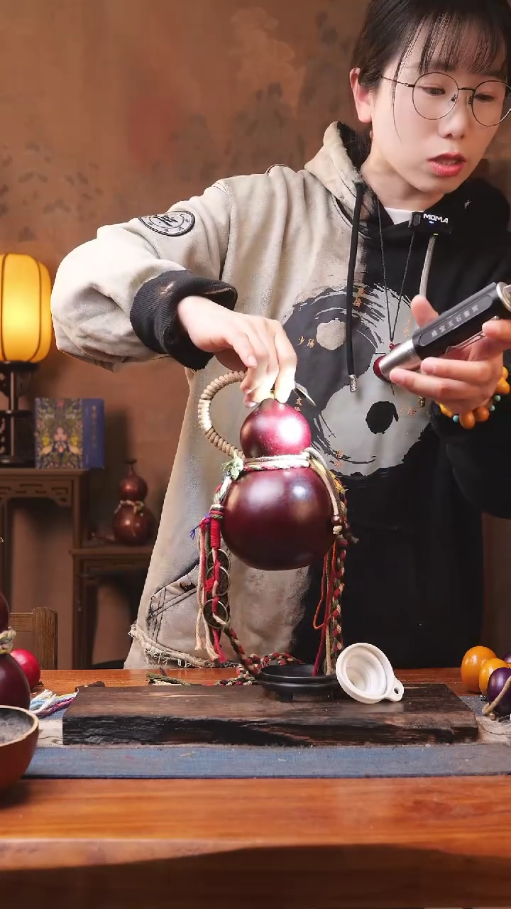 【闪购商品】127号精品大漆葫芦防腐防渗装水茶酒