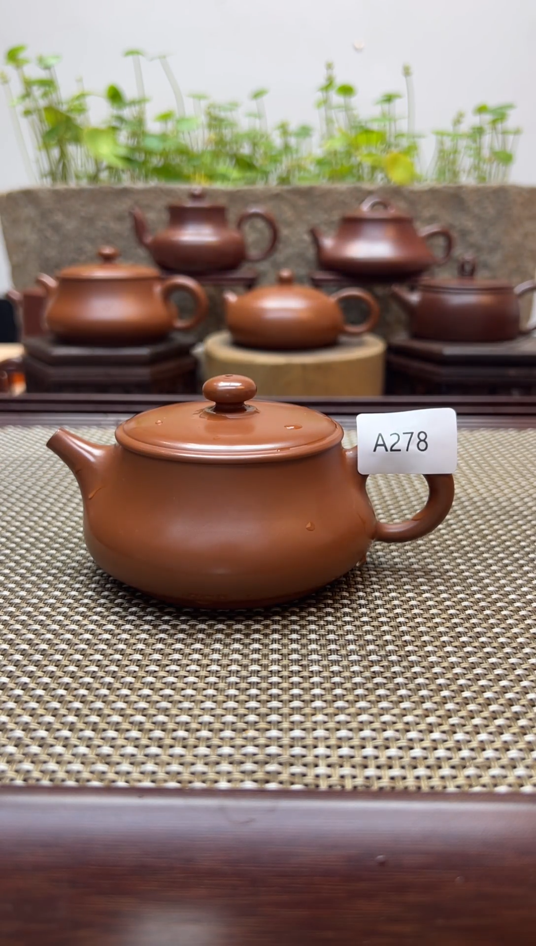 【闪购商品】朱泥茶壶微瑕 原矿全手工  A278 150cc