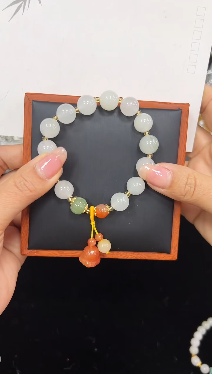 未镶嵌手链和田玉74 当天订单只收1次运费多付的运费找客服退